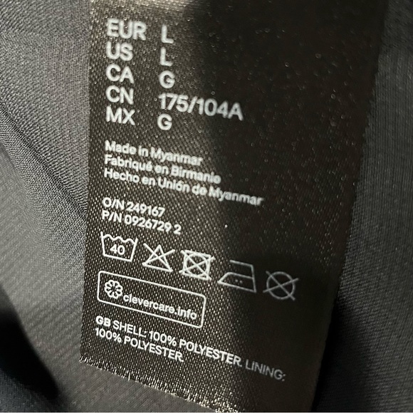 NWT - H&M Women’s Black Tieback Dress, Size Large - Picture 5 of 10